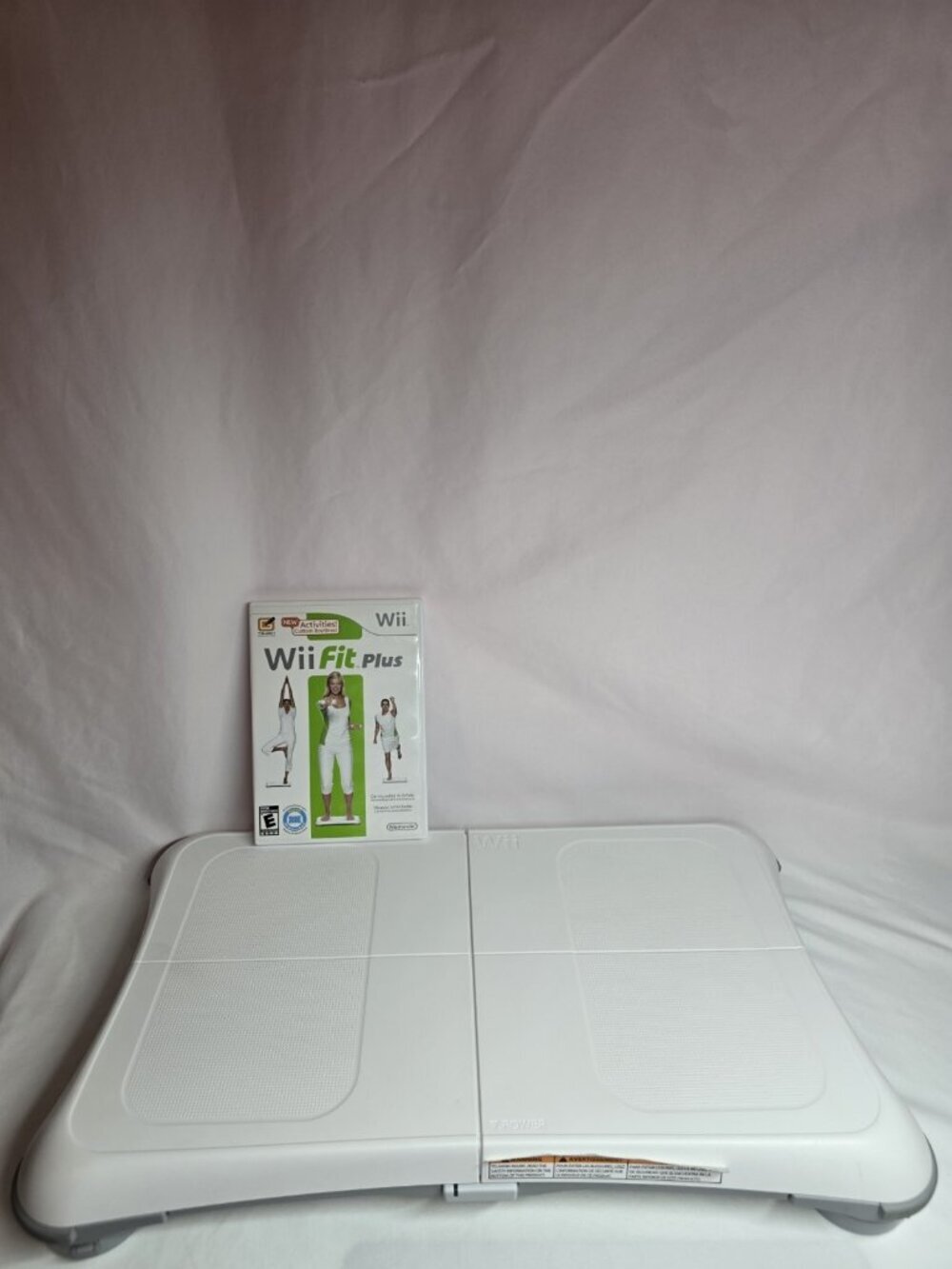 Nintendo Wii Fit Balance Board With Wii Fit Plus Video Game TESTED